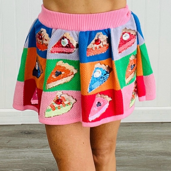 QUEEN OF SPARKLES Dresses & Skirts - Queen of sparkles pumpkin pie skirt NWT XL